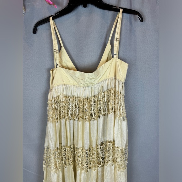 House of Amma Anancy Paneled Silk Maxi Dress - Sz 4 - Picture 10 of 15